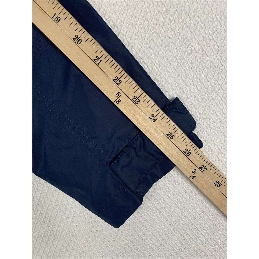 Lands End Squall Parka Jacket Mens Large L 42-44 Navy Blue Fleece Lined Hooded - Picture 16 of 16